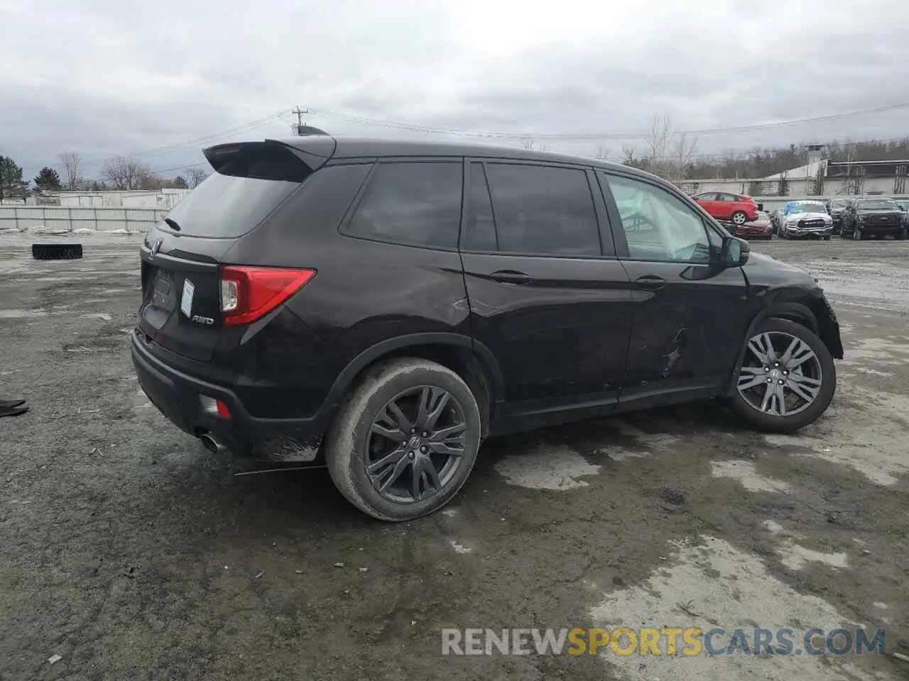 3 Фотография поврежденного автомобиля 5FNYF8H53LB018496 HONDA PASSPORT 2020
