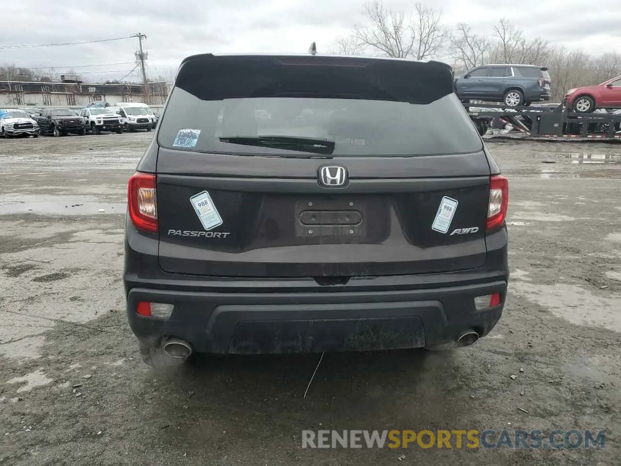 6 Фотография поврежденного автомобиля 5FNYF8H53LB018496 HONDA PASSPORT 2020
