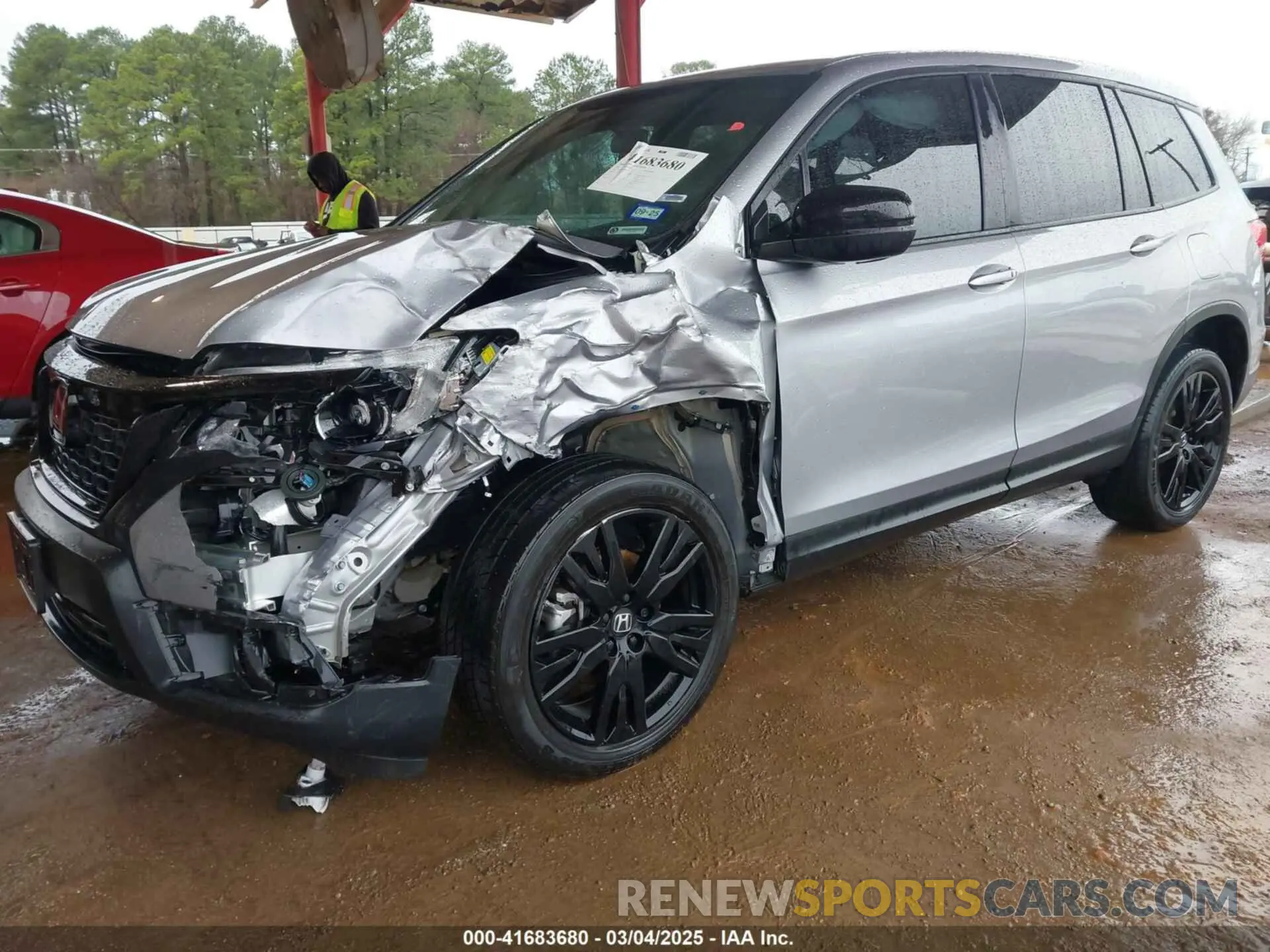 2 Photograph of a damaged car 5FNYF7H26MB014556 HONDA PASSPORT 2021