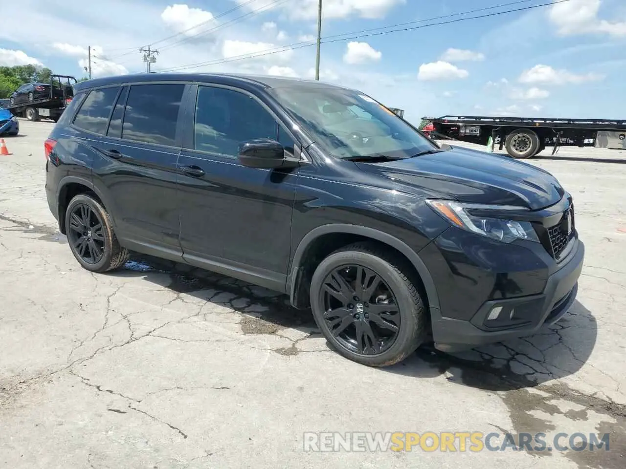 4 Photograph of a damaged car 5FNYF7H29MB014499 HONDA PASSPORT 2021