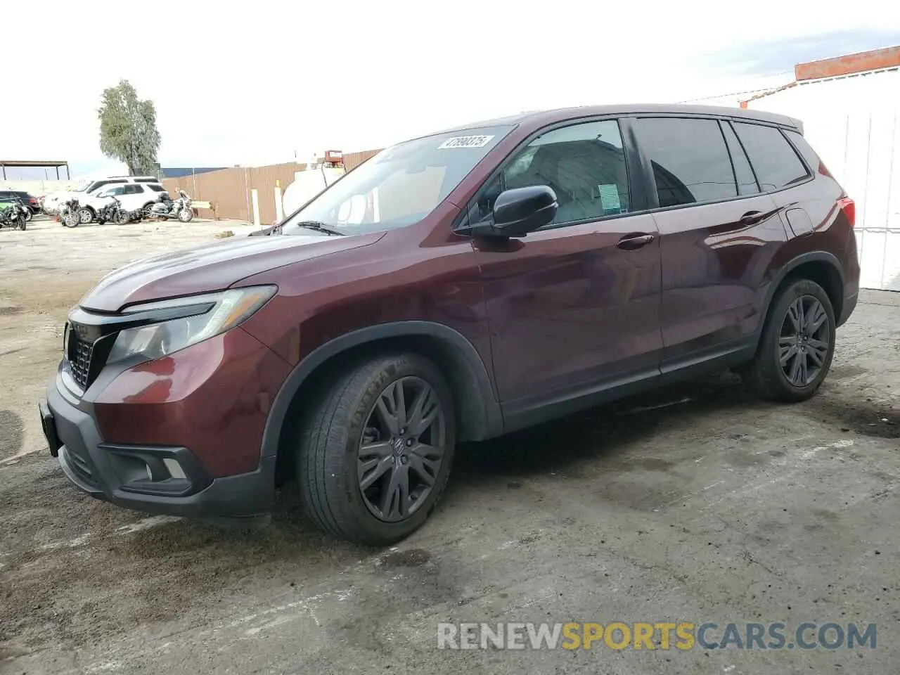 1 Photograph of a damaged car 5FNYF7H52MB005850 HONDA PASSPORT 2021