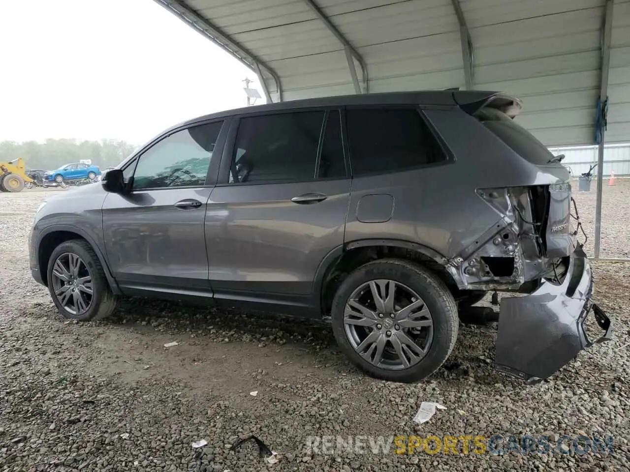 2 Фотография поврежденного автомобиля 5FNYF7H54MB000620 HONDA PASSPORT 2021