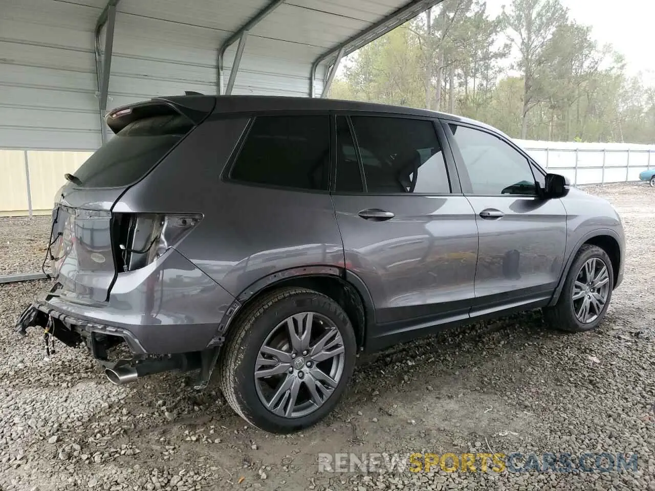 3 Фотография поврежденного автомобиля 5FNYF7H54MB000620 HONDA PASSPORT 2021