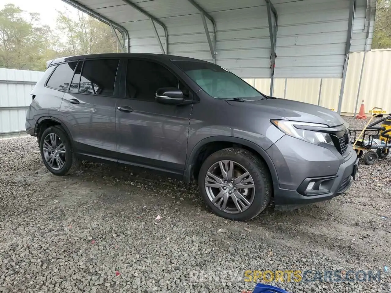 4 Фотография поврежденного автомобиля 5FNYF7H54MB000620 HONDA PASSPORT 2021