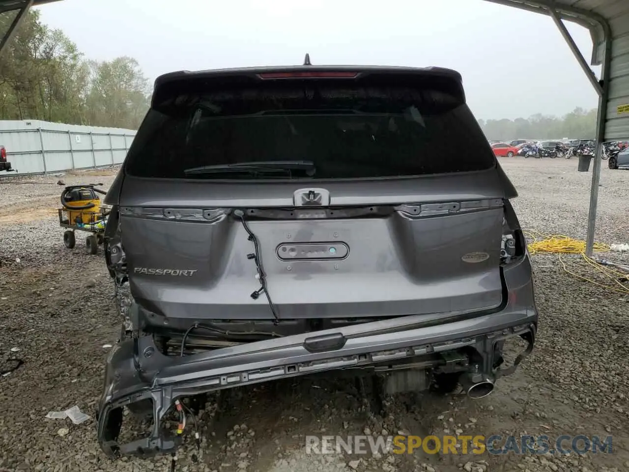 6 Фотография поврежденного автомобиля 5FNYF7H54MB000620 HONDA PASSPORT 2021