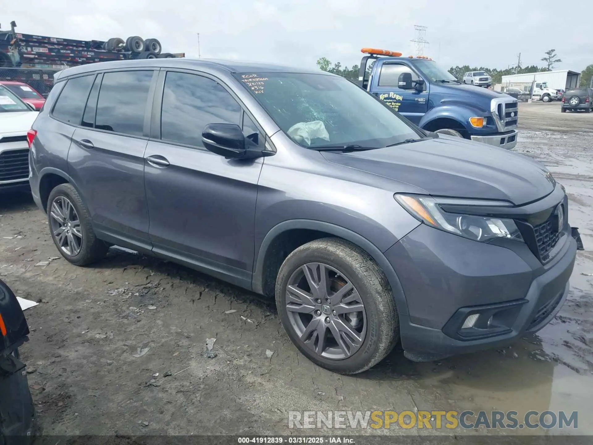 1 Photograph of a damaged car 5FNYF7H5XMB015350 HONDA PASSPORT 2021