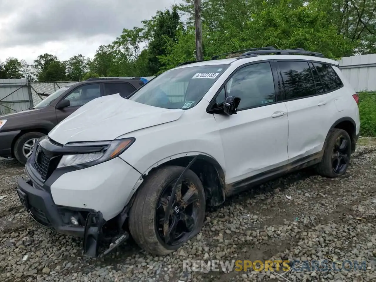 1 Фотография поврежденного автомобиля 5FNYF8H03MB008654 HONDA PASSPORT 2021
