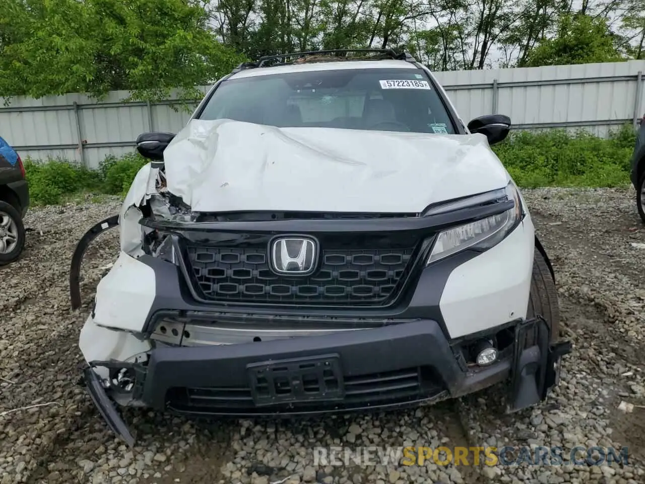 5 Фотография поврежденного автомобиля 5FNYF8H03MB008654 HONDA PASSPORT 2021