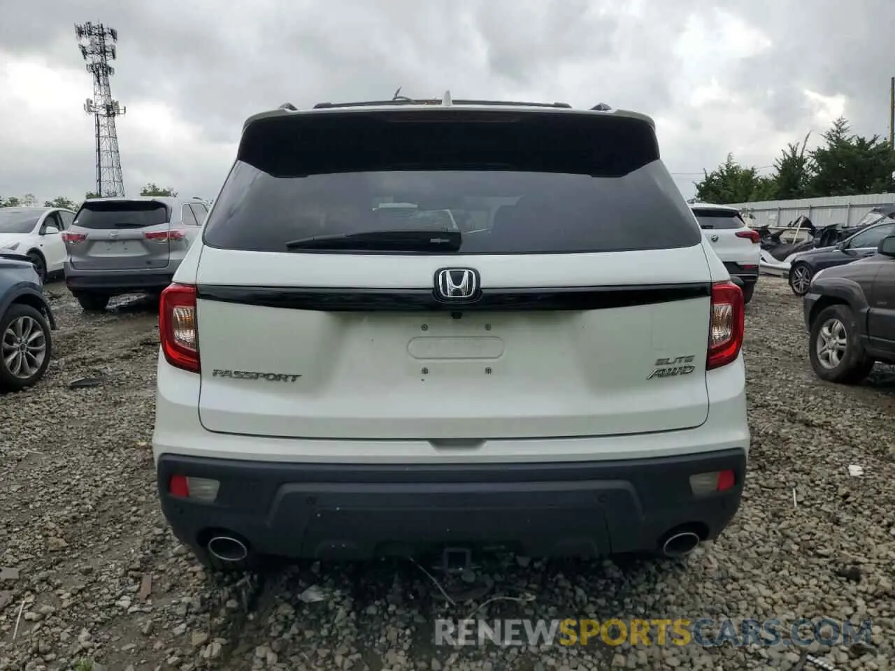 6 Фотография поврежденного автомобиля 5FNYF8H03MB008654 HONDA PASSPORT 2021
