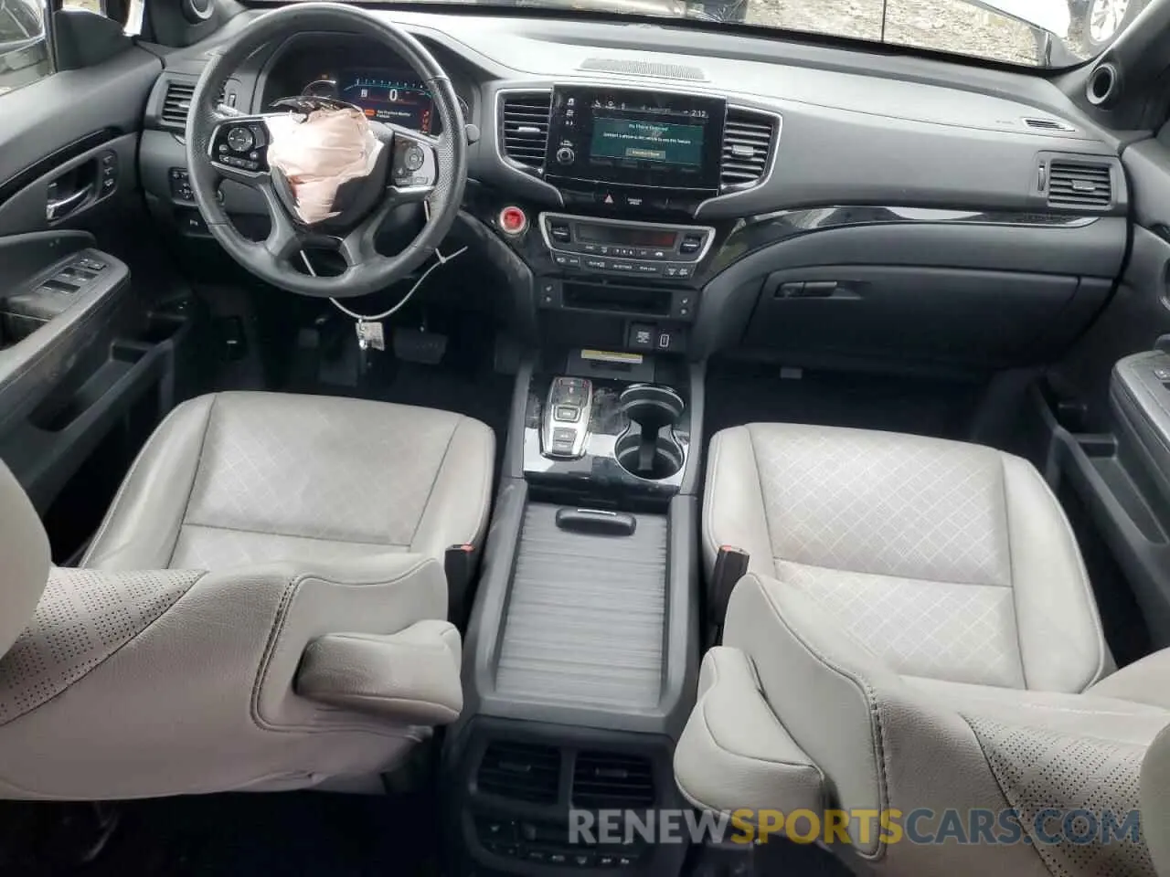 8 Фотография поврежденного автомобиля 5FNYF8H03MB008654 HONDA PASSPORT 2021