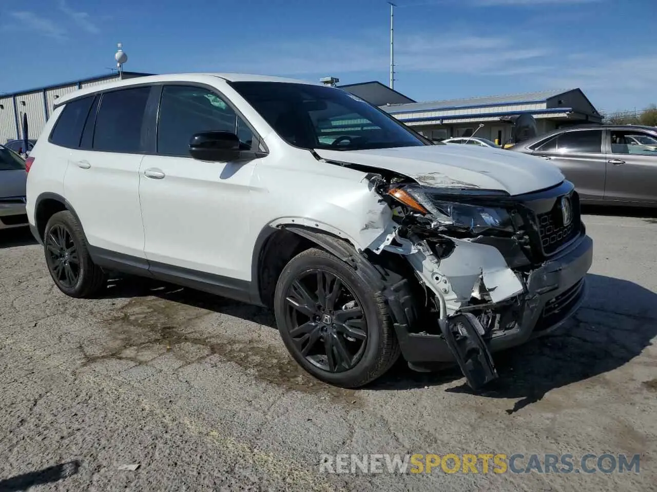 4 Фотография поврежденного автомобиля 5FNYF8H22MB030002 HONDA PASSPORT 2021
