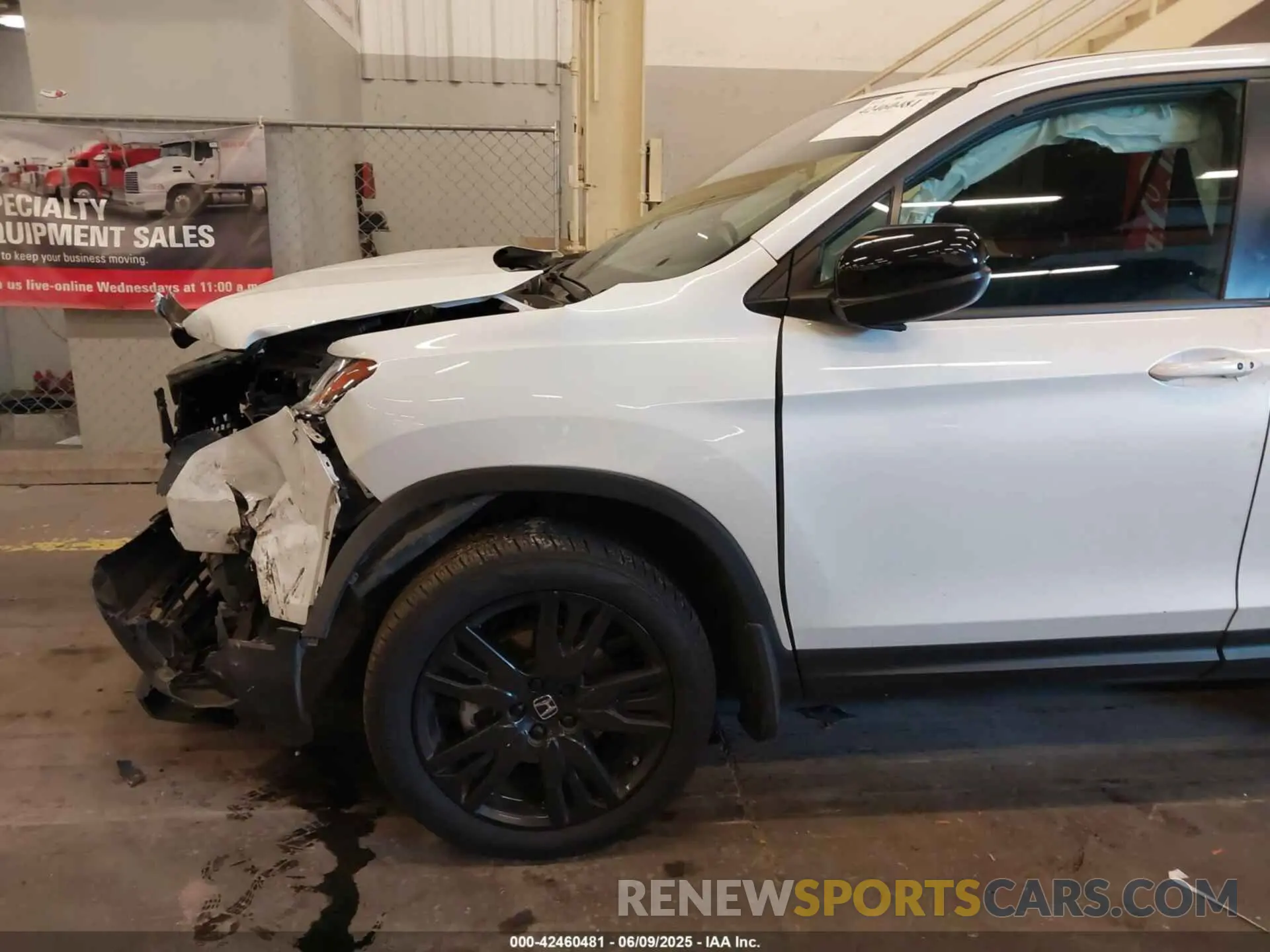 6 Фотография поврежденного автомобиля 5FNYF8H25MB037848 HONDA PASSPORT 2021