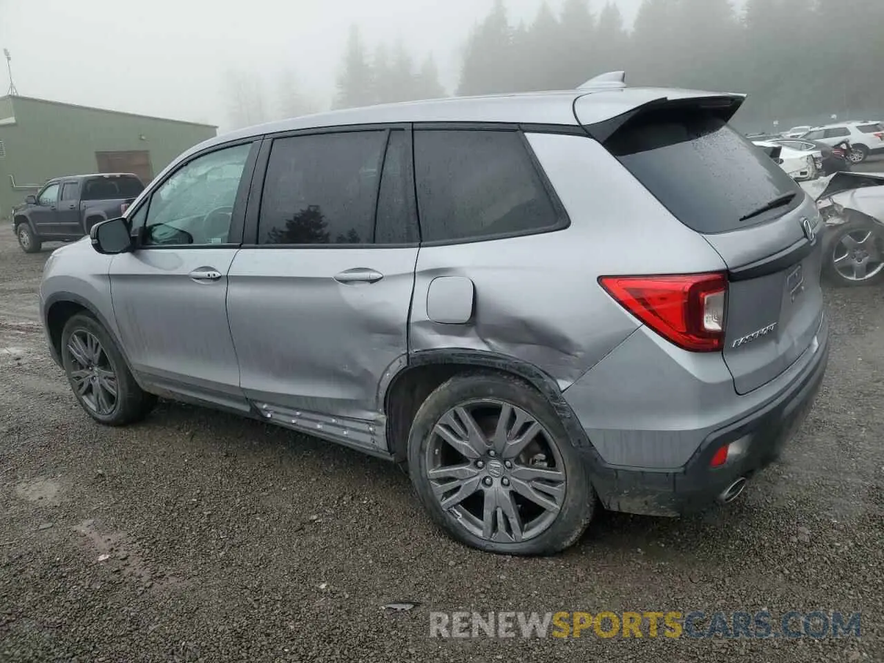 2 Photograph of a damaged car 5FNYF8H53MB040564 HONDA PASSPORT 2021
