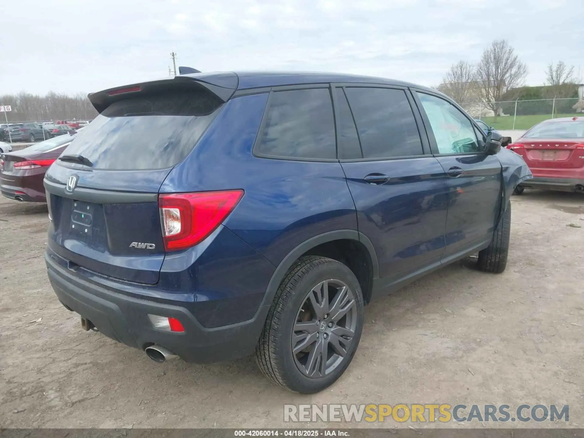 4 Фотография поврежденного автомобиля 5FNYF8H55MB023278 HONDA PASSPORT 2021