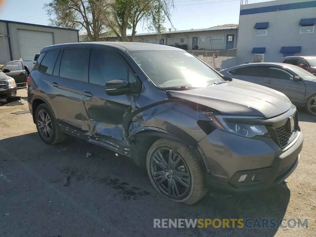 4 Photograph of a damaged car 5FNYF8H56MB032247 HONDA PASSPORT 2021