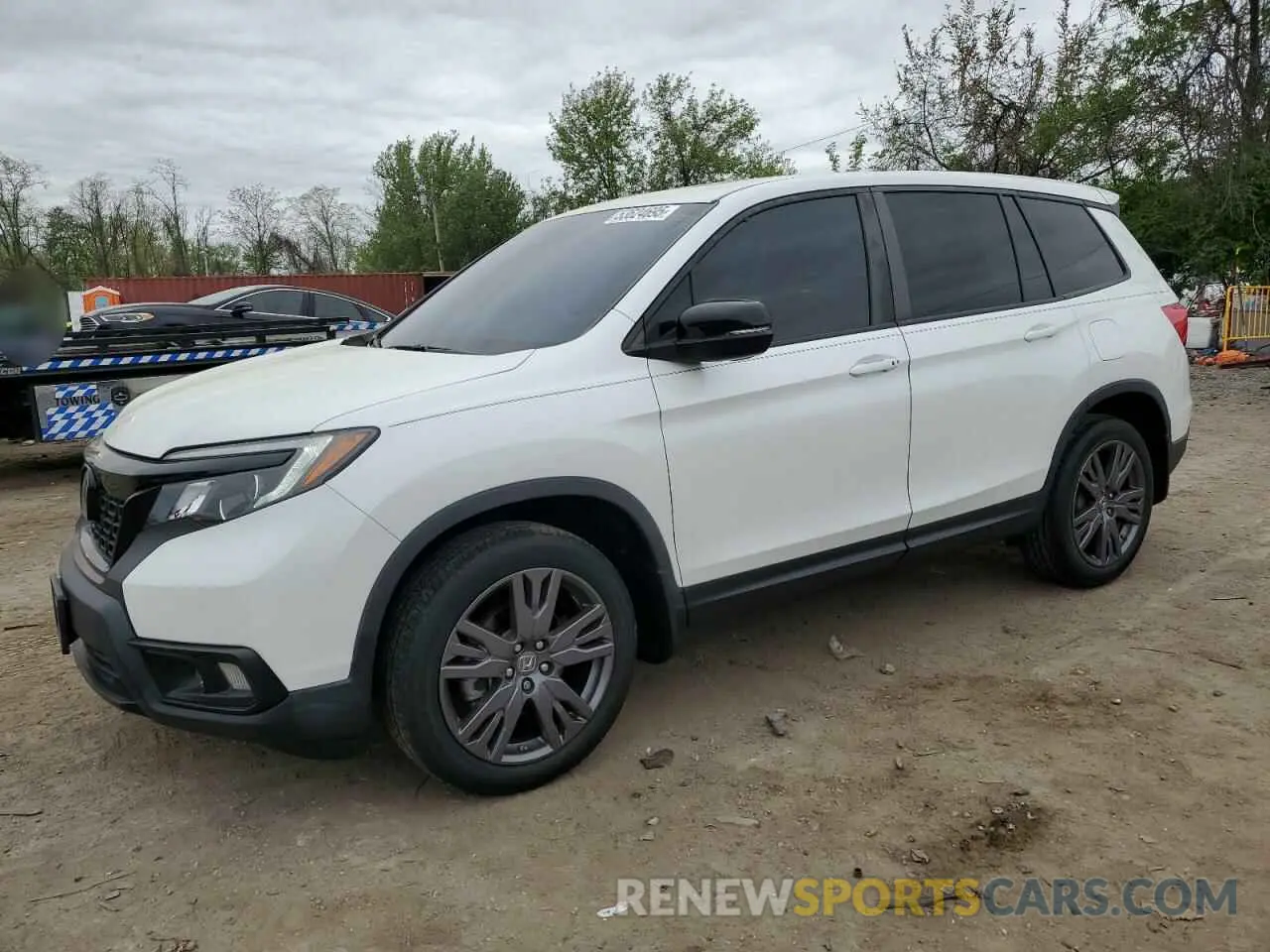 1 Photograph of a damaged car 5FNYF8H57MB007146 HONDA PASSPORT 2021