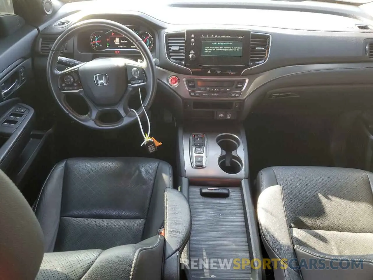 8 Фотография поврежденного автомобиля 5FNYF8H57MB022407 HONDA PASSPORT 2021