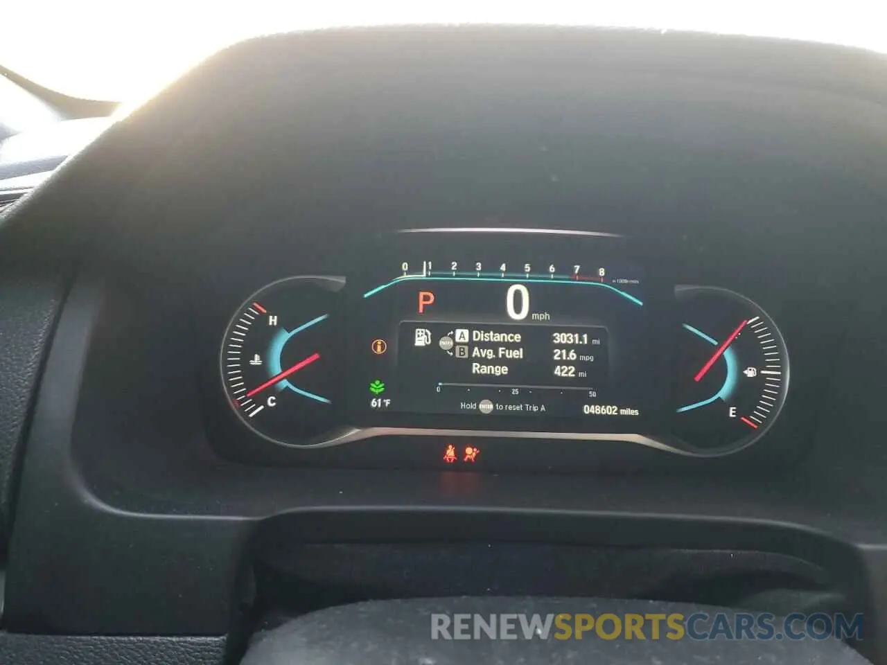 9 Фотография поврежденного автомобиля 5FNYF8H57MB022407 HONDA PASSPORT 2021