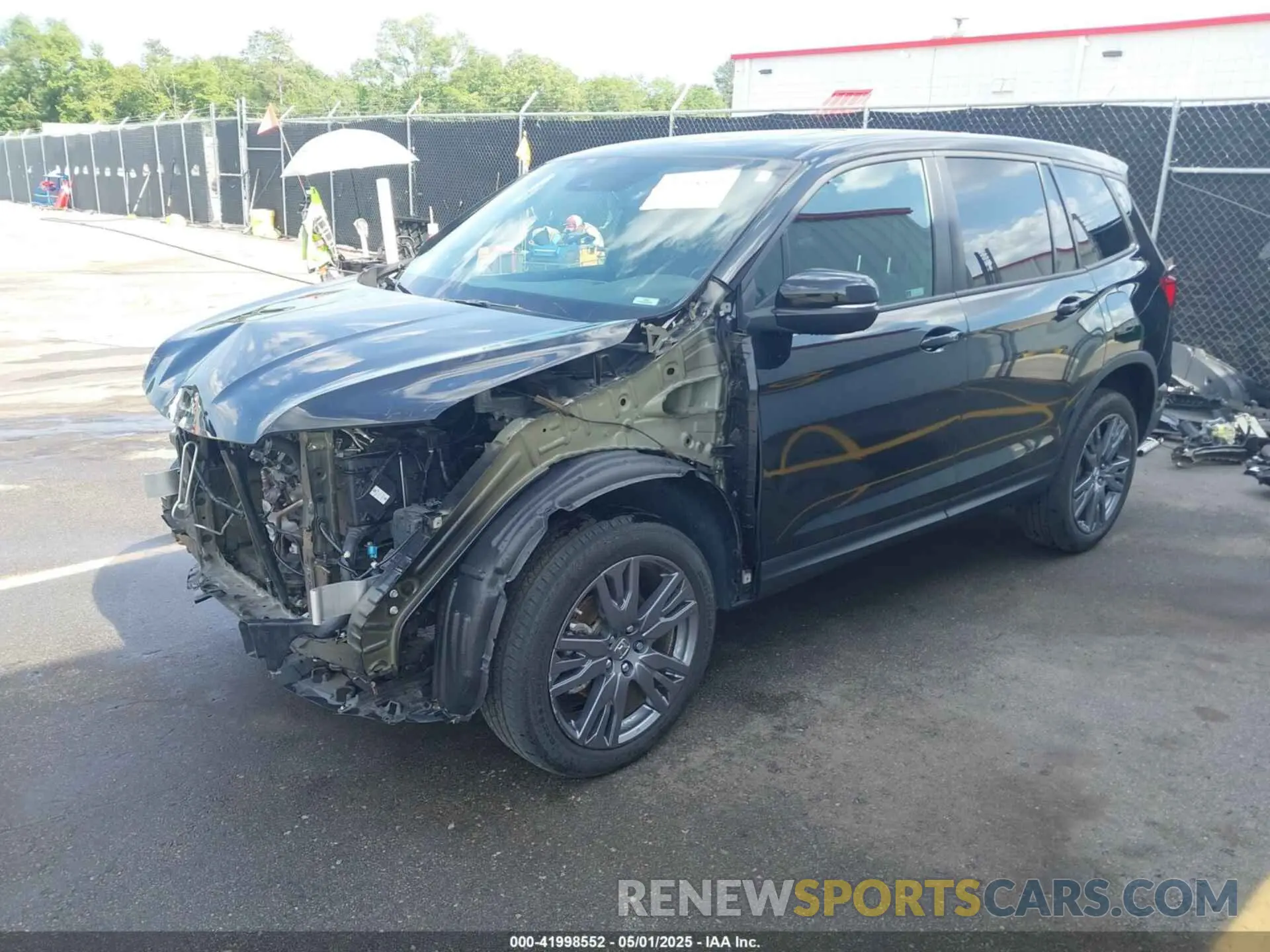 2 Фотография поврежденного автомобиля 5FNYF8H59MB031013 HONDA PASSPORT 2021