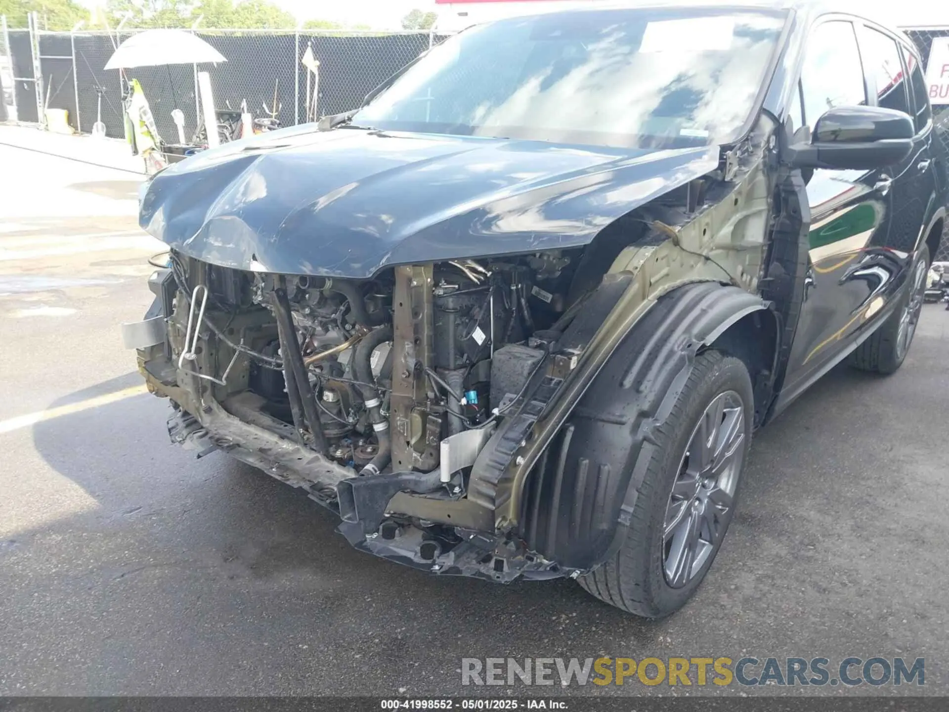 6 Фотография поврежденного автомобиля 5FNYF8H59MB031013 HONDA PASSPORT 2021