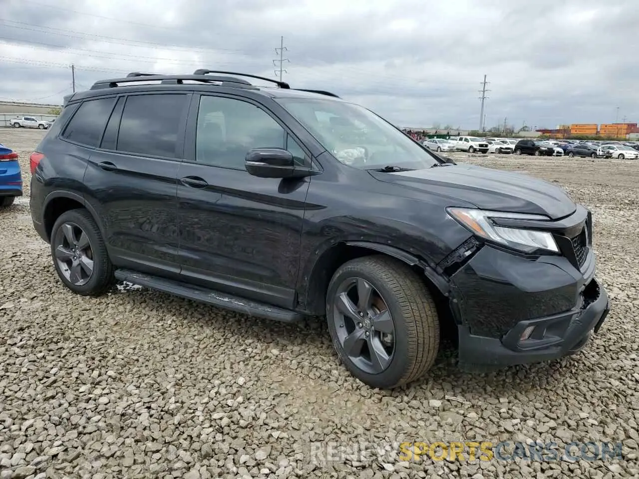 4 Photograph of a damaged car 5FNYF8H91MB009476 HONDA PASSPORT 2021