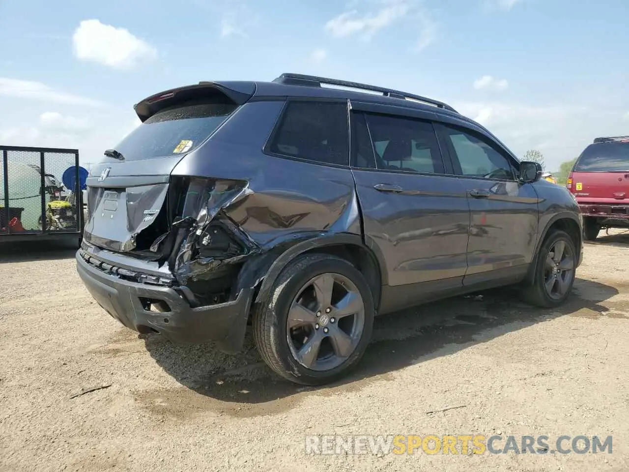 3 Фотография поврежденного автомобиля 5FNYF8H92MB038999 HONDA PASSPORT 2021