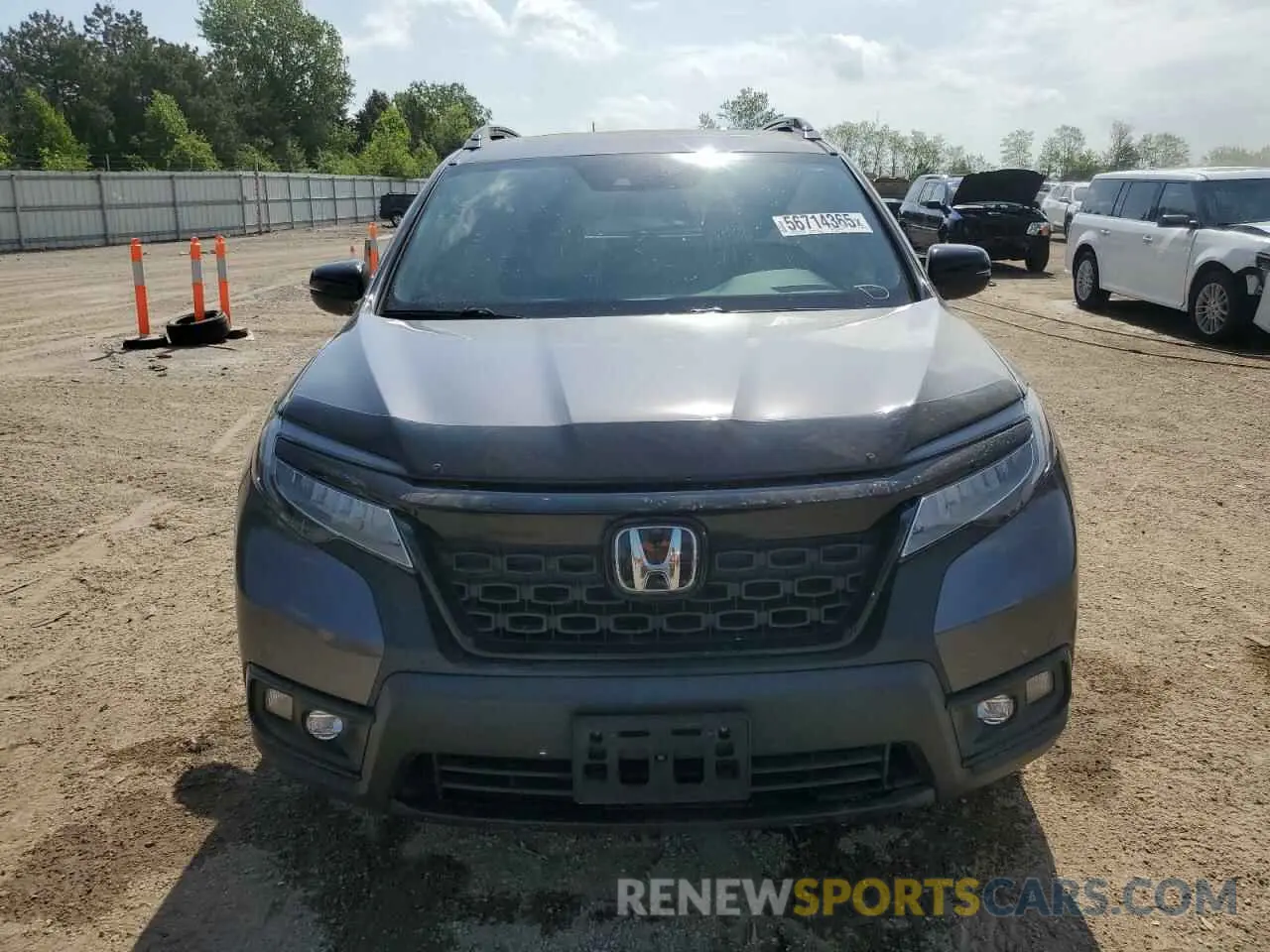 5 Фотография поврежденного автомобиля 5FNYF8H92MB038999 HONDA PASSPORT 2021
