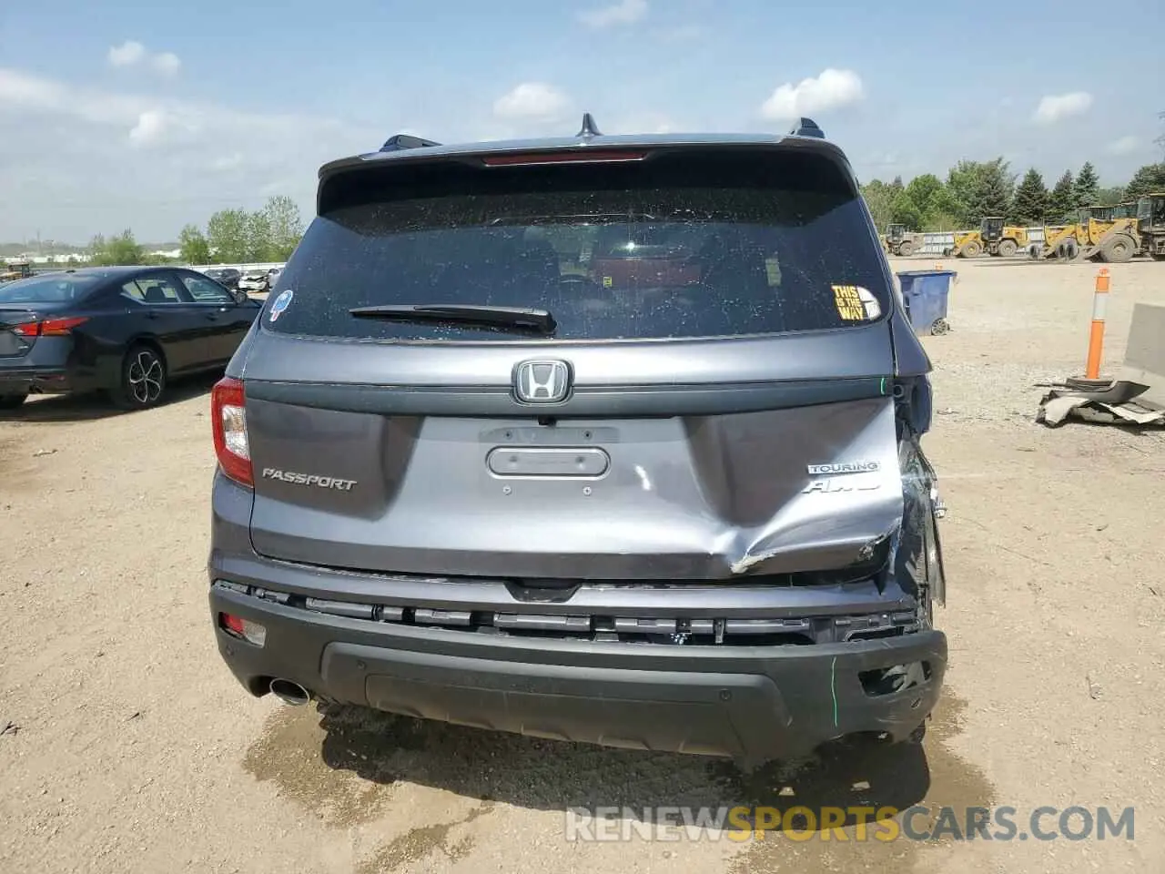 6 Фотография поврежденного автомобиля 5FNYF8H92MB038999 HONDA PASSPORT 2021