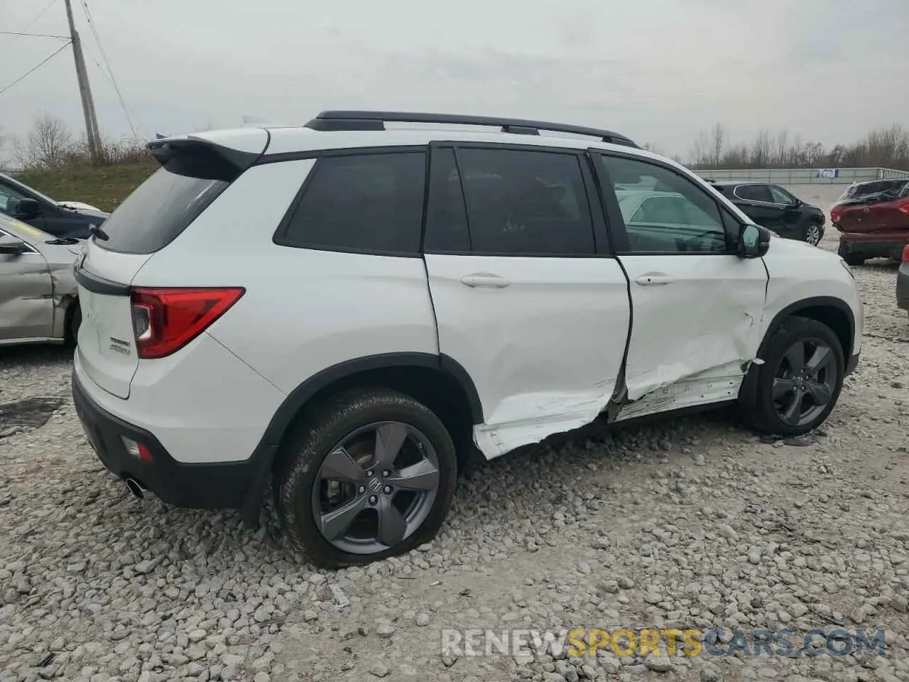 3 Фотография поврежденного автомобиля 5FNYF8H94MB001856 HONDA PASSPORT 2021