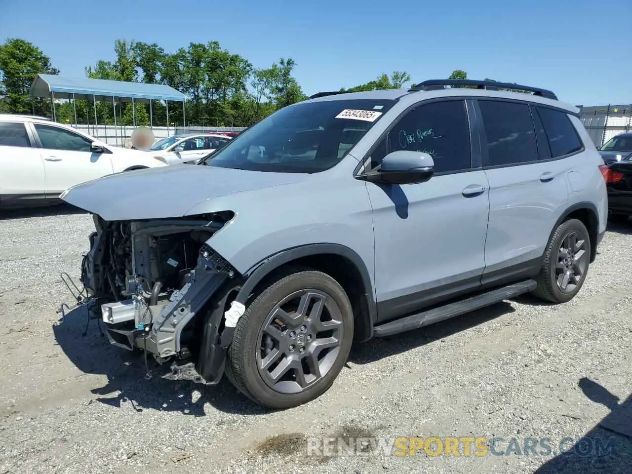 1 Photograph of a damaged car 5FNYF7H52NB005350 HONDA PASSPORT 2022