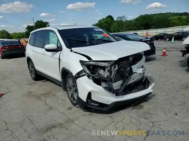 14 Photograph of a damaged car 5FNYF7H56NB004766 HONDA PASSPORT 2022