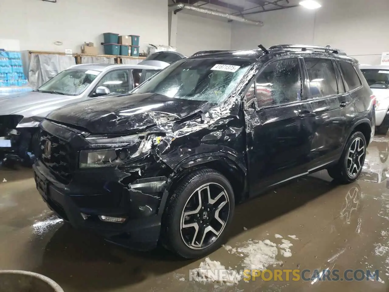 1 Фотография поврежденного автомобиля 5FNYF8H08NB018128 HONDA PASSPORT 2022