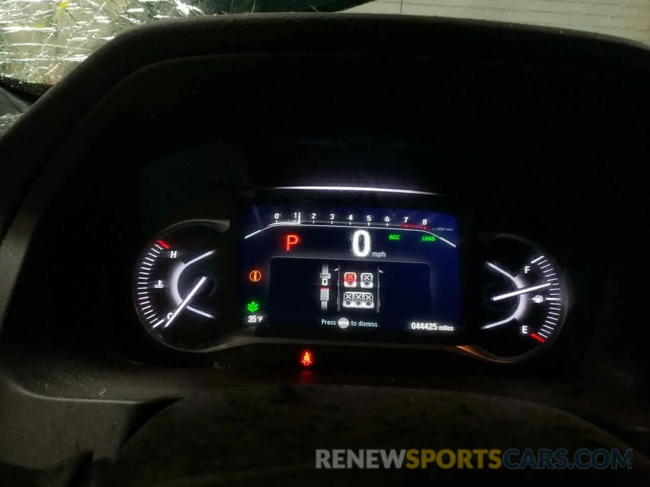 9 Фотография поврежденного автомобиля 5FNYF8H08NB018128 HONDA PASSPORT 2022
