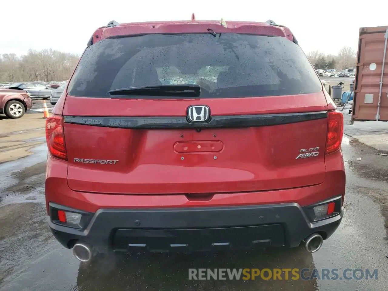 6 Фотография поврежденного автомобиля 5FNYF8H09NB013794 HONDA PASSPORT 2022