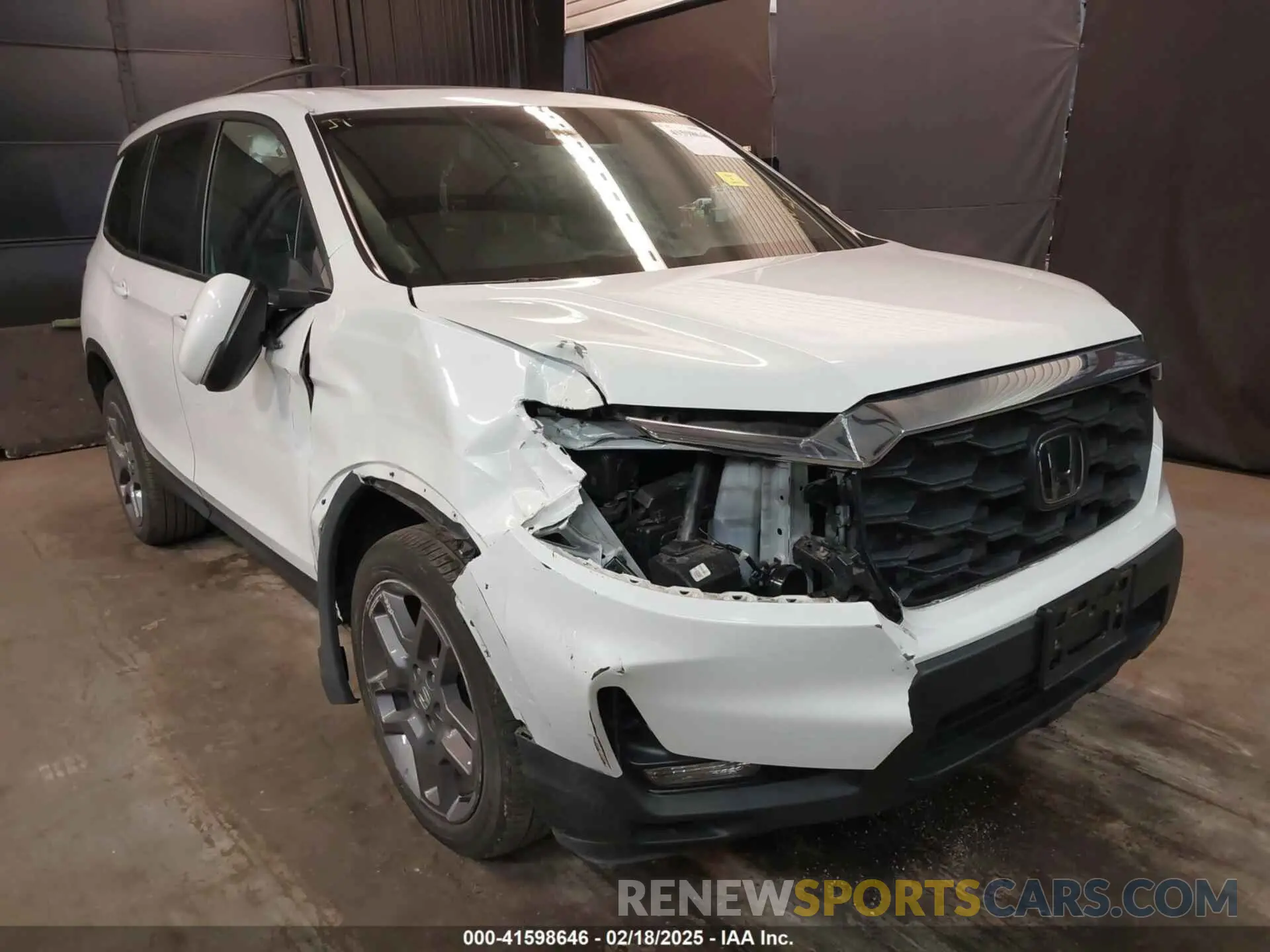 1 Фотография поврежденного автомобиля 5FNYF8H52NB001840 HONDA PASSPORT 2022