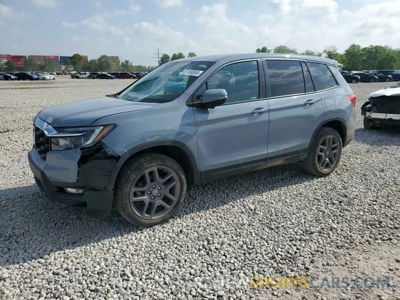 1 Фотография поврежденного автомобиля 5FNYF8H52NB031405 HONDA PASSPORT 2022