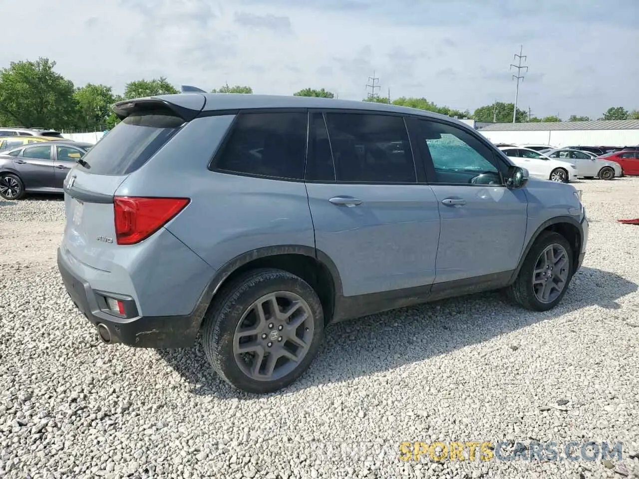 3 Фотография поврежденного автомобиля 5FNYF8H52NB031405 HONDA PASSPORT 2022