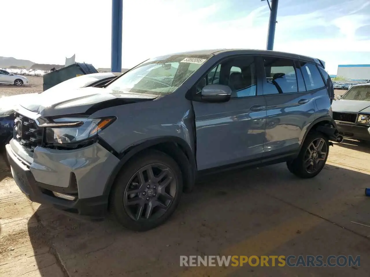 1 Photograph of a damaged car 5FNYF8H53NB007016 HONDA PASSPORT 2022