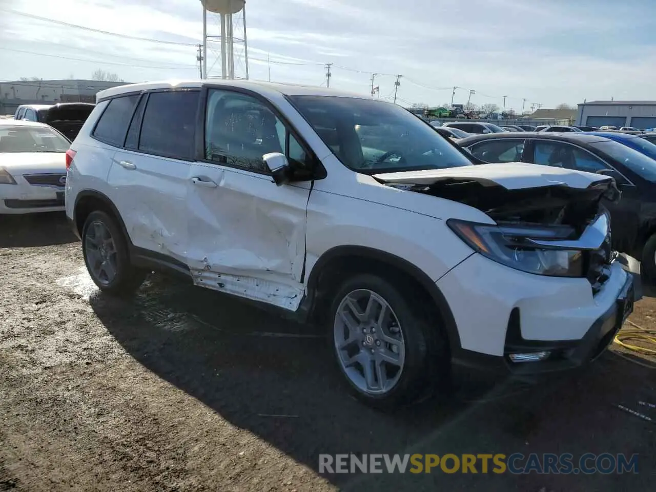 4 Фотография поврежденного автомобиля 5FNYF8H5XNB022371 HONDA PASSPORT 2022