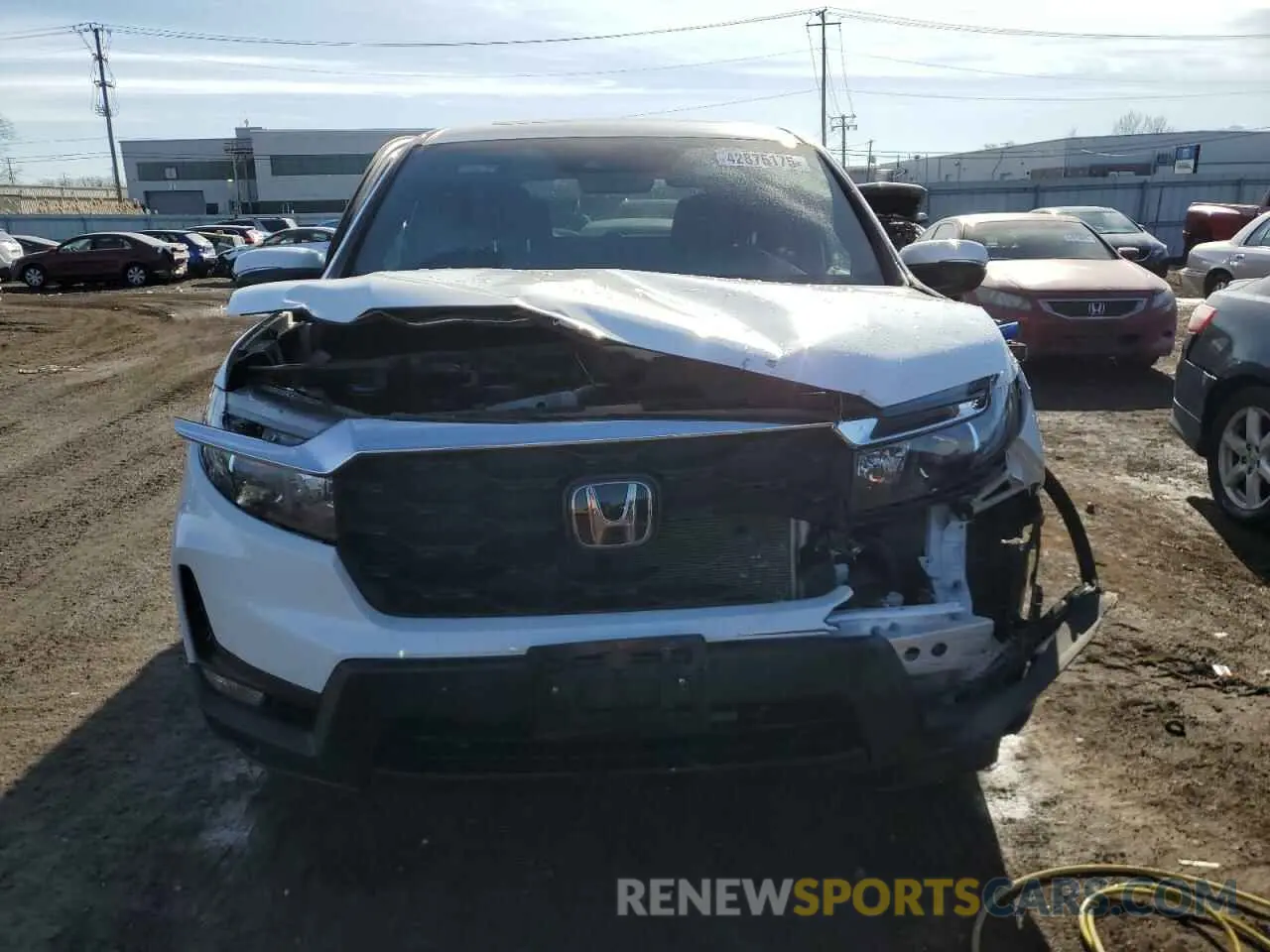 5 Фотография поврежденного автомобиля 5FNYF8H5XNB022371 HONDA PASSPORT 2022