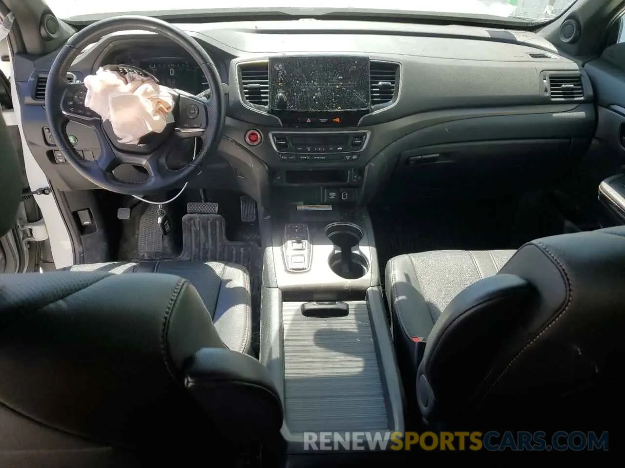8 Фотография поврежденного автомобиля 5FNYF8H65NB004885 HONDA PASSPORT 2022