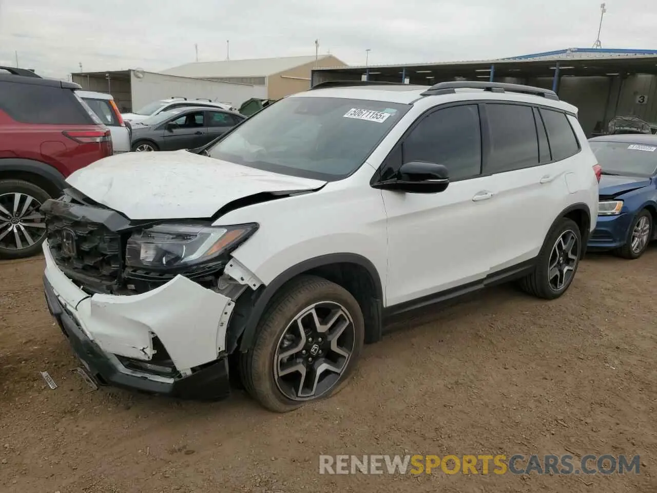 1 Photograph of a damaged car 5FNYF8H05PB013536 HONDA PASSPORT 2023
