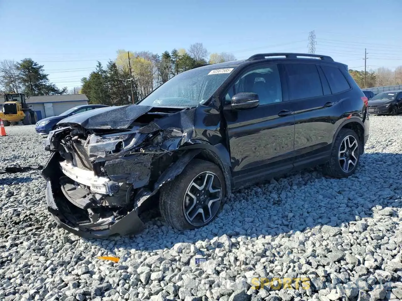 1 Photograph of a damaged car 5FNYF8H0XPB034110 HONDA PASSPORT 2023