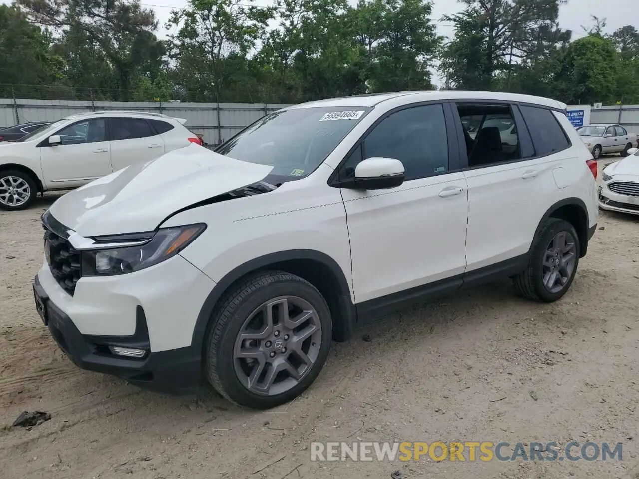 1 Photograph of a damaged car 5FNYF8H51PB033343 HONDA PASSPORT 2023