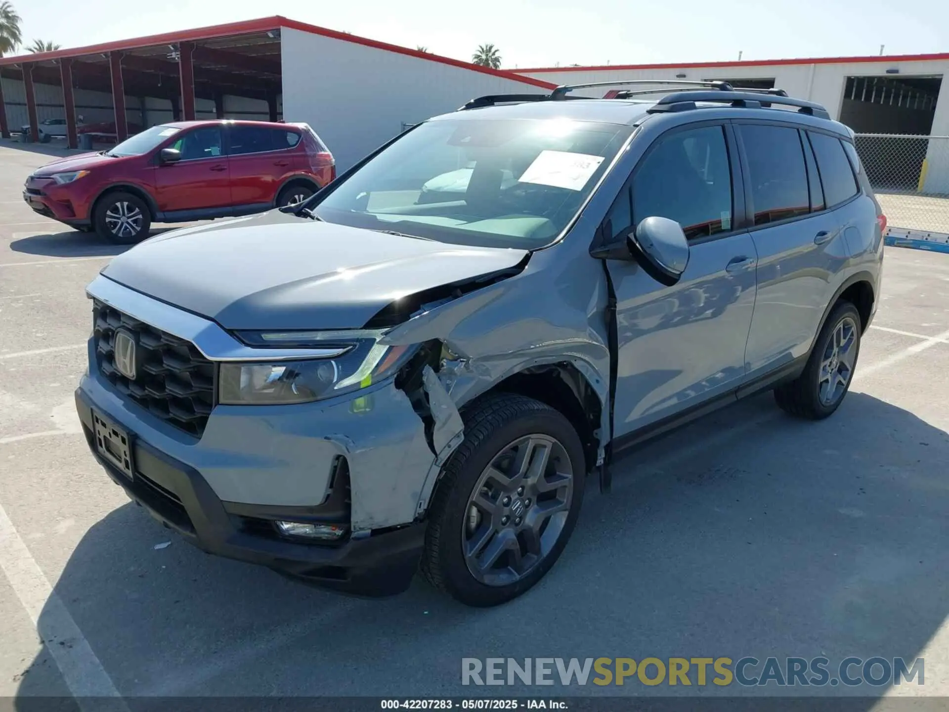 2 Photograph of a damaged car 5FNYF8H54PB008940 HONDA PASSPORT 2023