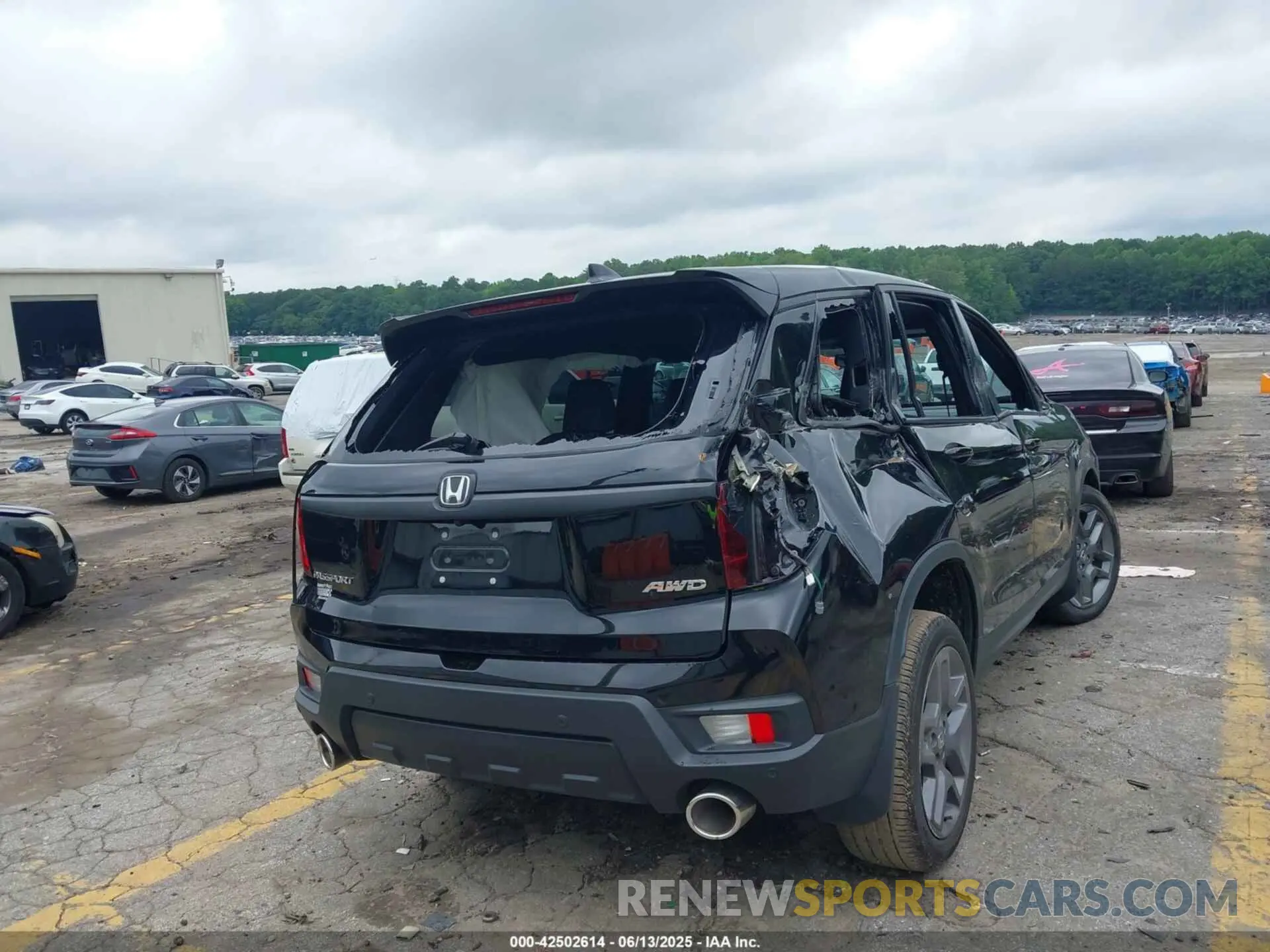 4 Photograph of a damaged car 5FNYF8H56PB009779 HONDA PASSPORT 2023