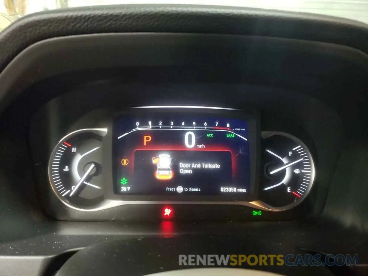 9 Фотография поврежденного автомобиля 5FNYF8H59PB011459 HONDA PASSPORT 2023