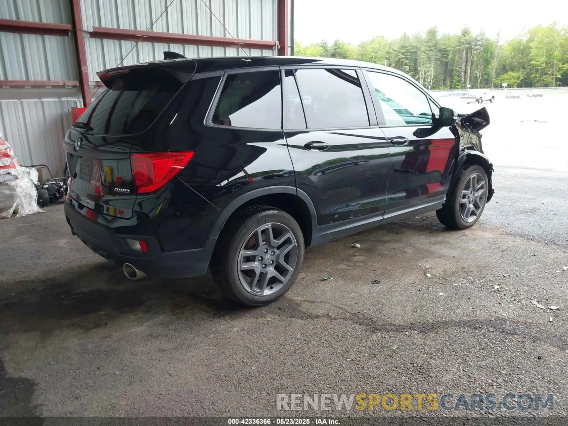 4 Фотография поврежденного автомобиля 5FNYF8H5XPB021370 HONDA PASSPORT 2023