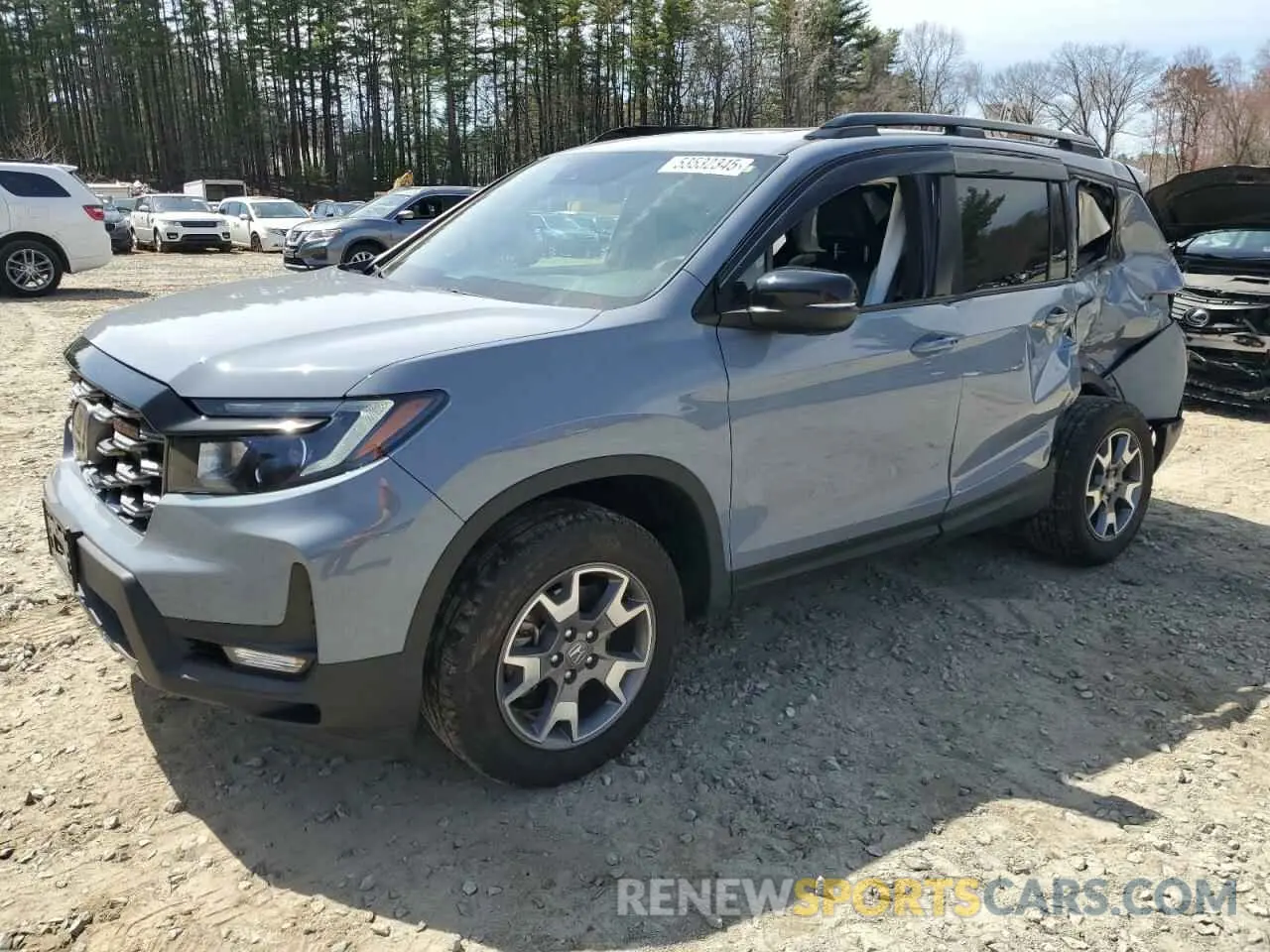 1 Photograph of a damaged car 5FNYF8H64PB032311 HONDA PASSPORT 2023