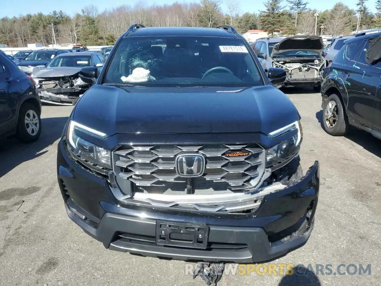 5 Фотография поврежденного автомобиля 5FNYF8H65PB018465 HONDA PASSPORT 2023